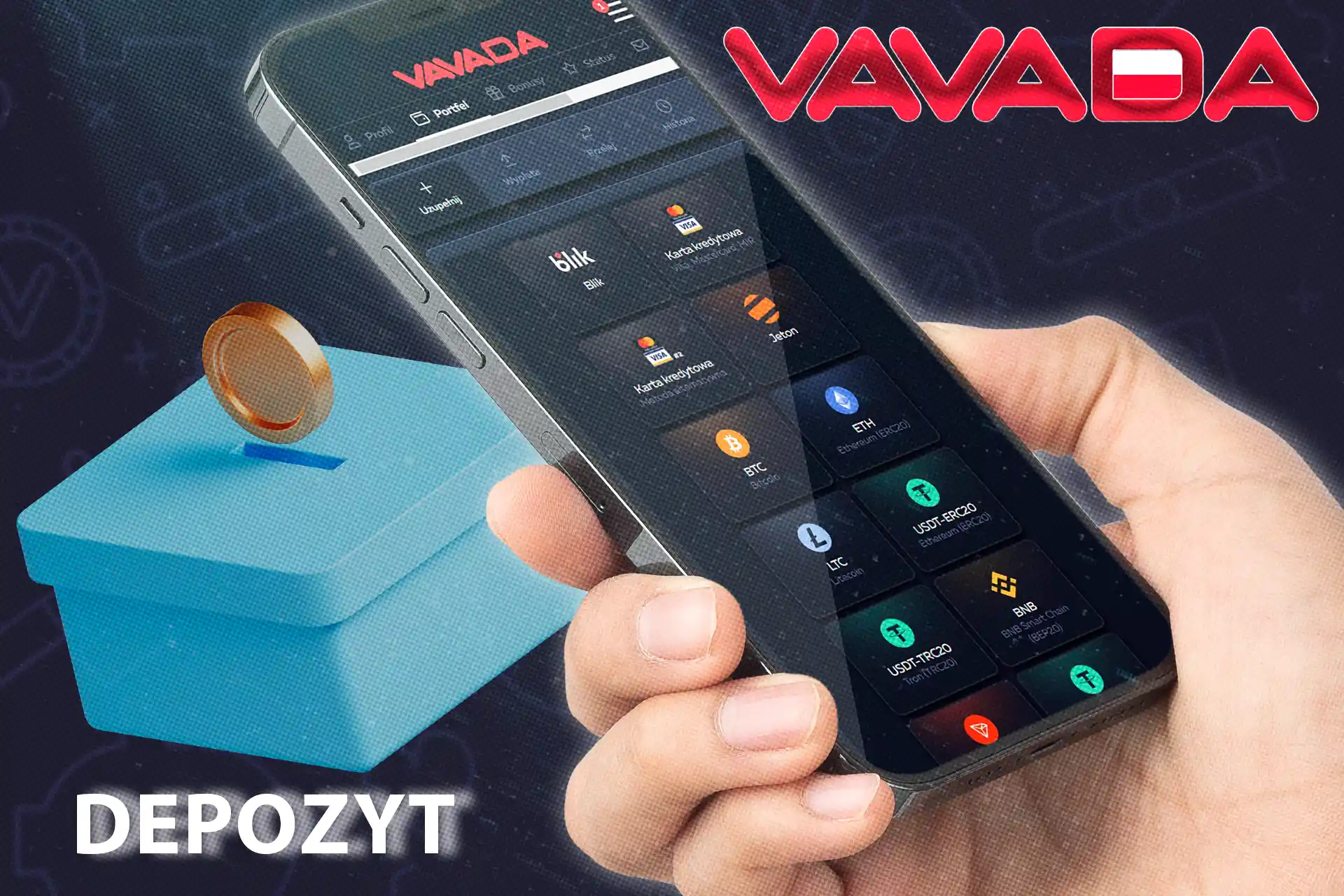 Wiele metod dokonywania wpłat w kasynie